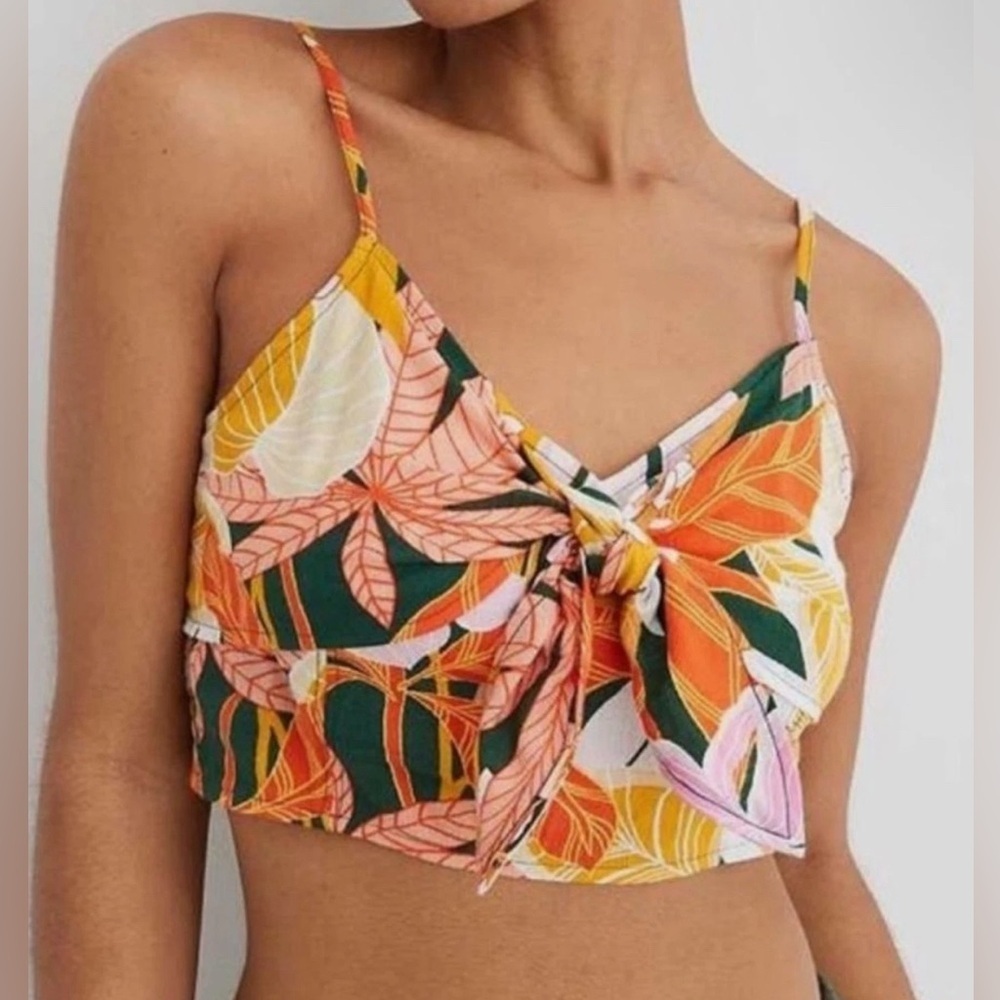 Aerie NWT tropical crop top, XL